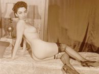 Vintage Nude In Her Stockings - vintage