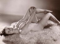 Nude Vintage Woman Photograph - vintage