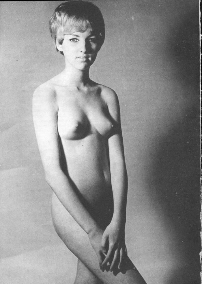 Perky Tits On Vintage Nude Beauty.